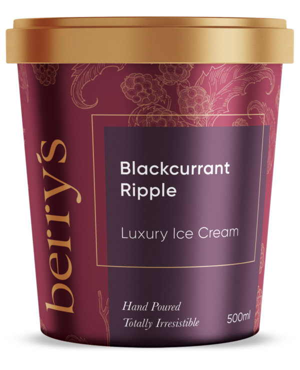 Blackcurrant Ripple Ice Cream