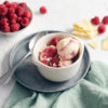 White Chocolate and Raspberry ice cream